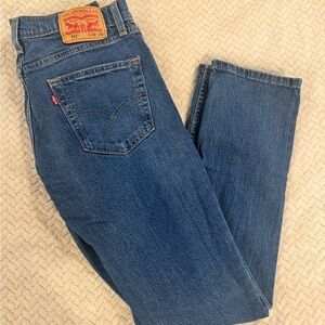 Levi's Blue Straight-Leg 511 Denim Jeans